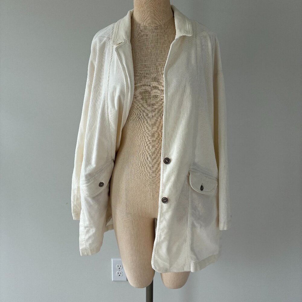 Anthropologie Pilcro Oversized Washed Corduroy Blazer